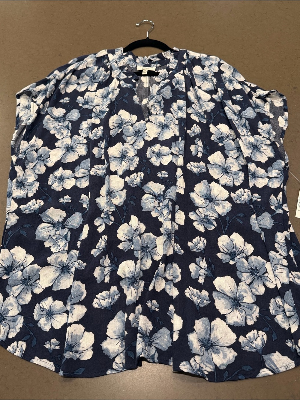 NWT Studio B by Bobeau Floral Print Blouse - Size 3X